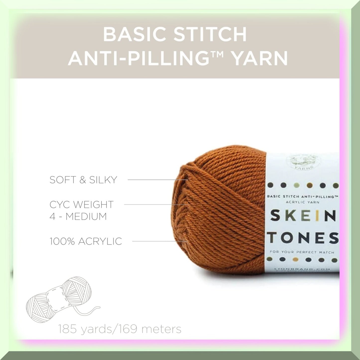 Mustard Magic Anti-Pilling Yarn 3.5 oz 185 yards