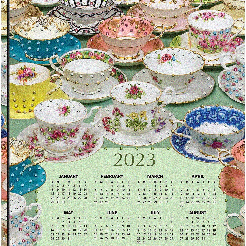 2023 Sequin Teacup Calendar Craft Kit
