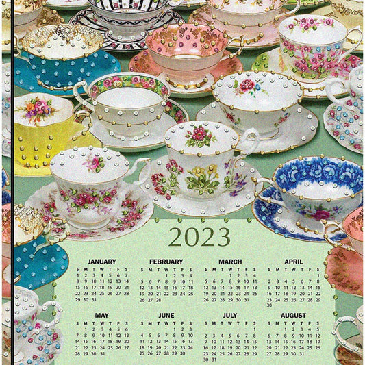 2023 Sequin Teacup Calendar Craft Kit