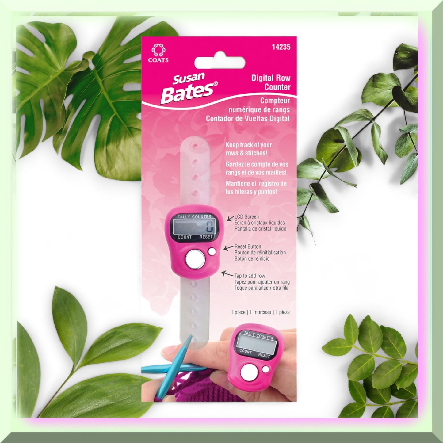 Digital Row Counter for Knitting and Crocheting