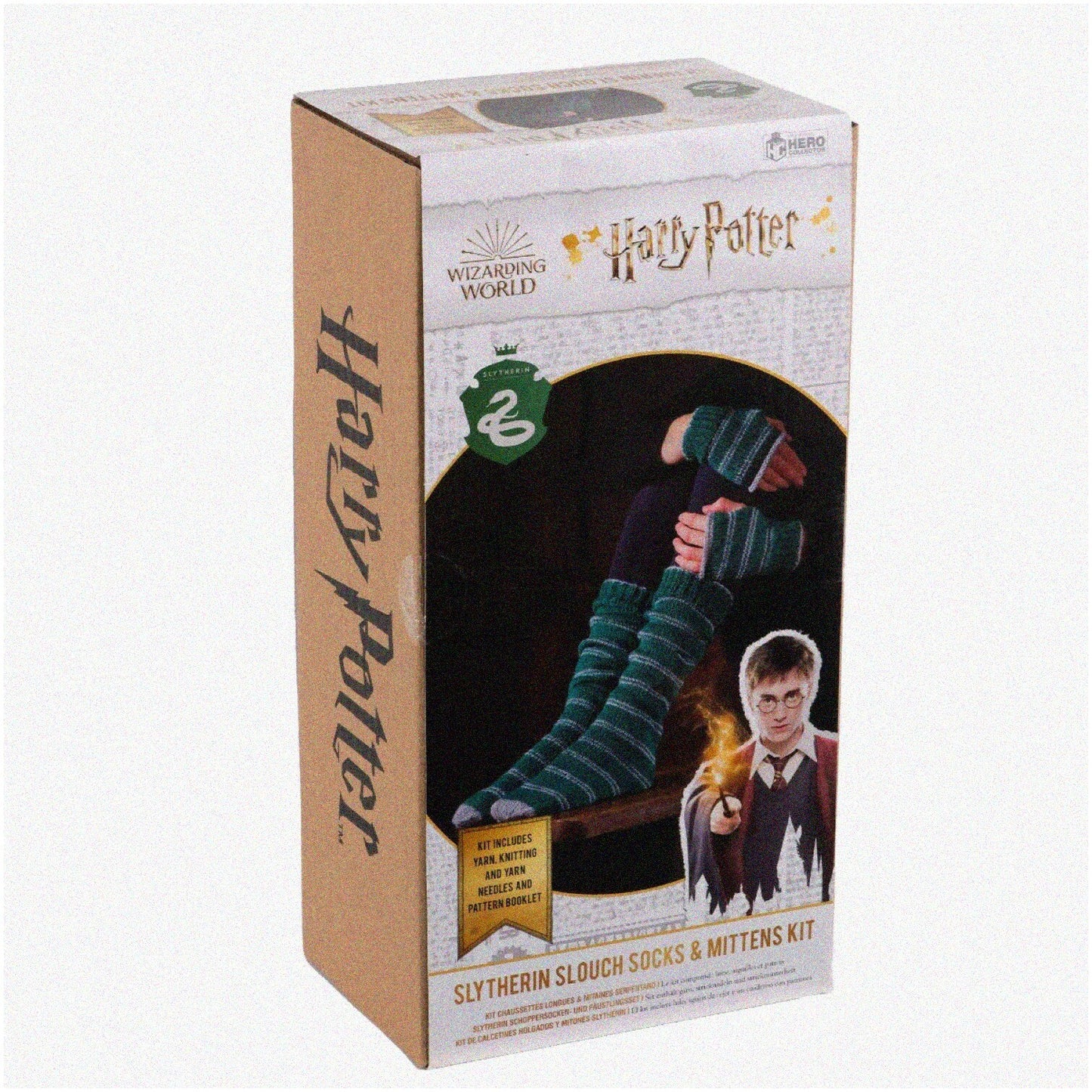 Slytherin Hogwarts Socks & Mittens Knitting Kit