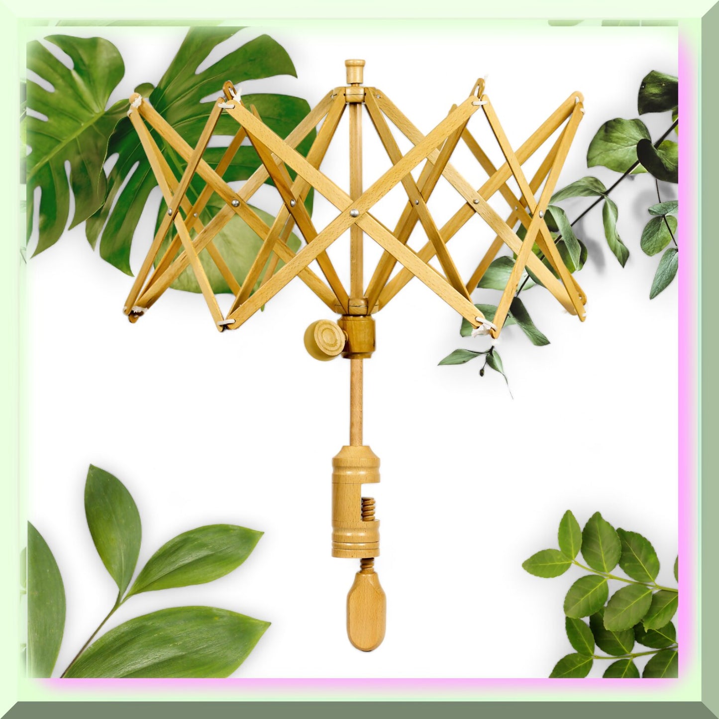 Yarn Umbrella, 29in Tall, Beech Wood, X-Large