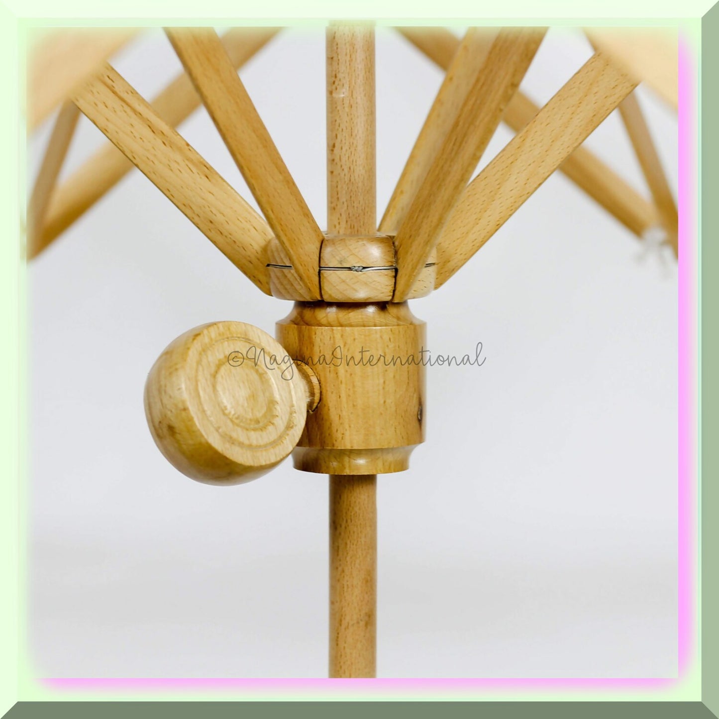 Yarn Umbrella, 29in Tall, Beech Wood, X-Large