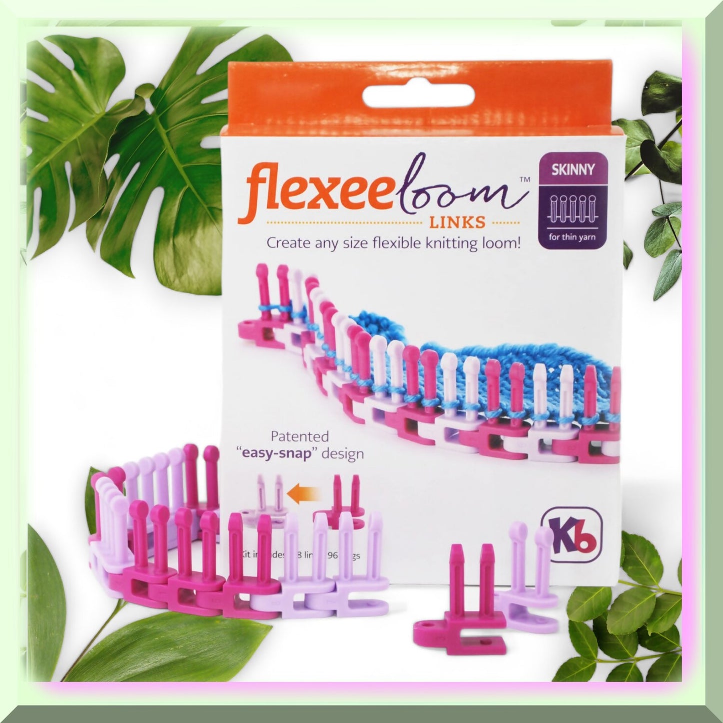 Flexee Loom Links Petite Yarn Connectors 48-Piece Set