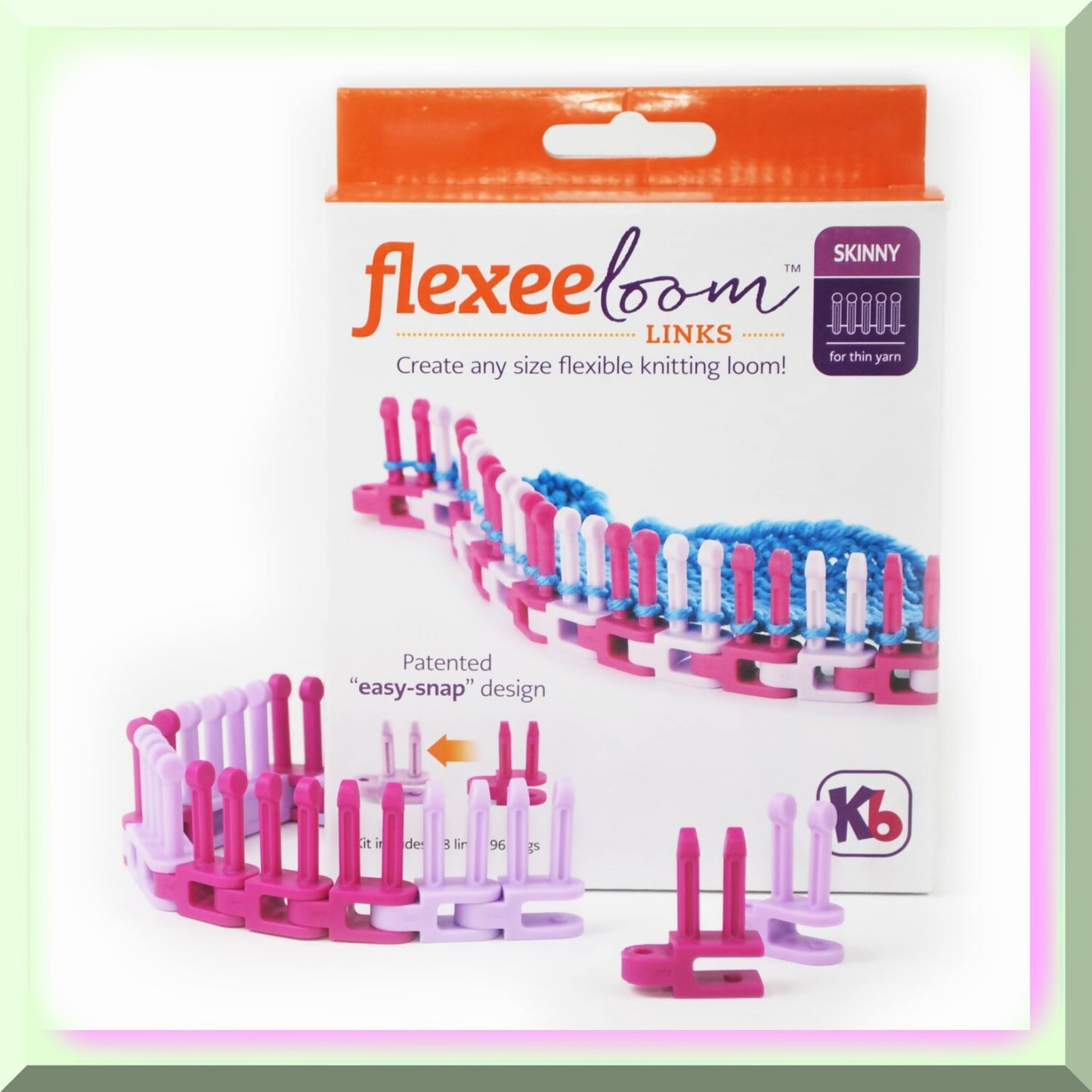 Flexee Loom Links Petite Yarn Connectors 48-Piece Set