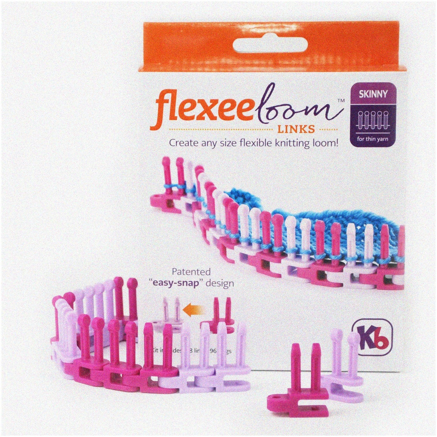 Flexee Loom Links Petite Yarn Connectors 48-Piece Set