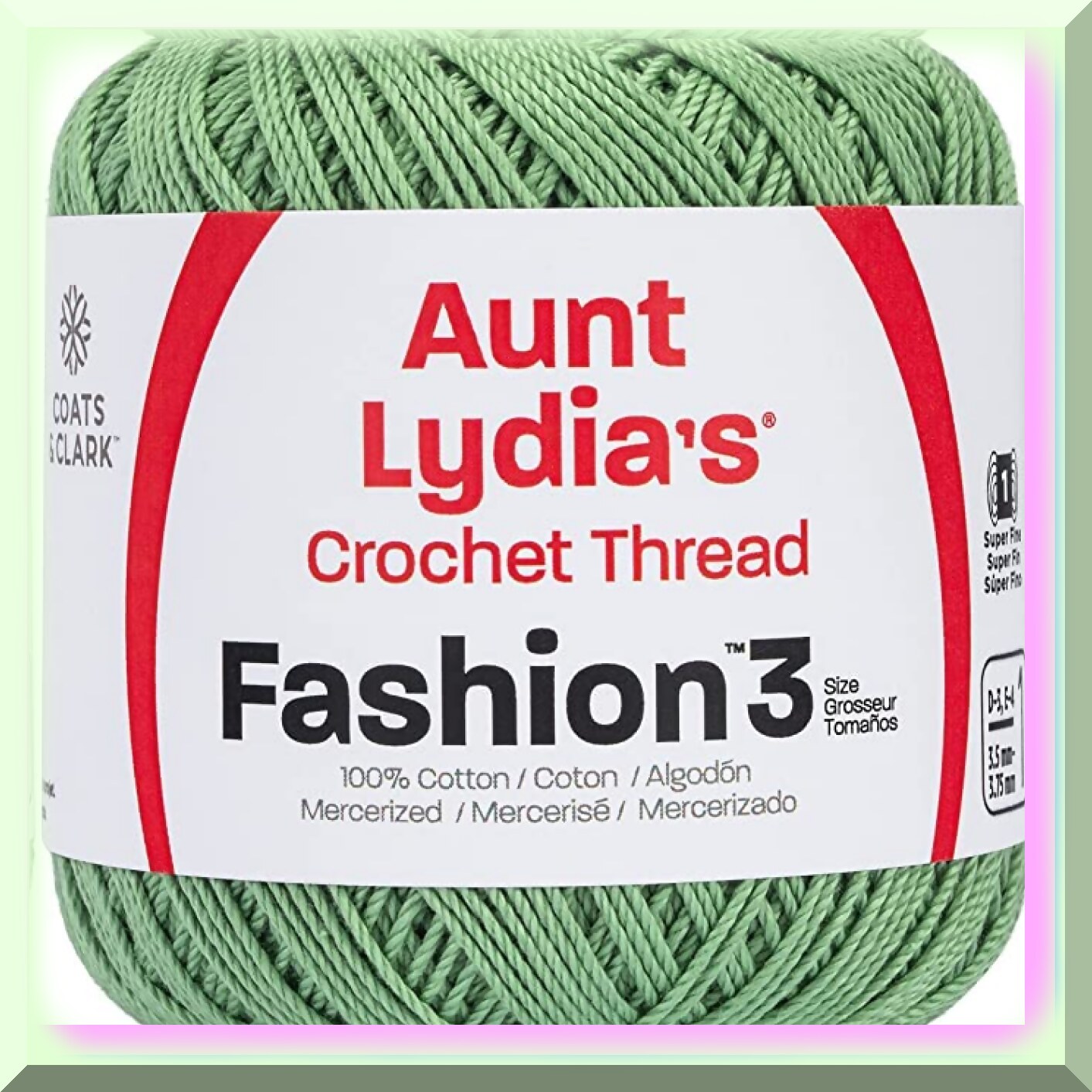Fashion Yarn 3-Pack, Mercerized Cotton, 150yds Solid, 100yds Gradient