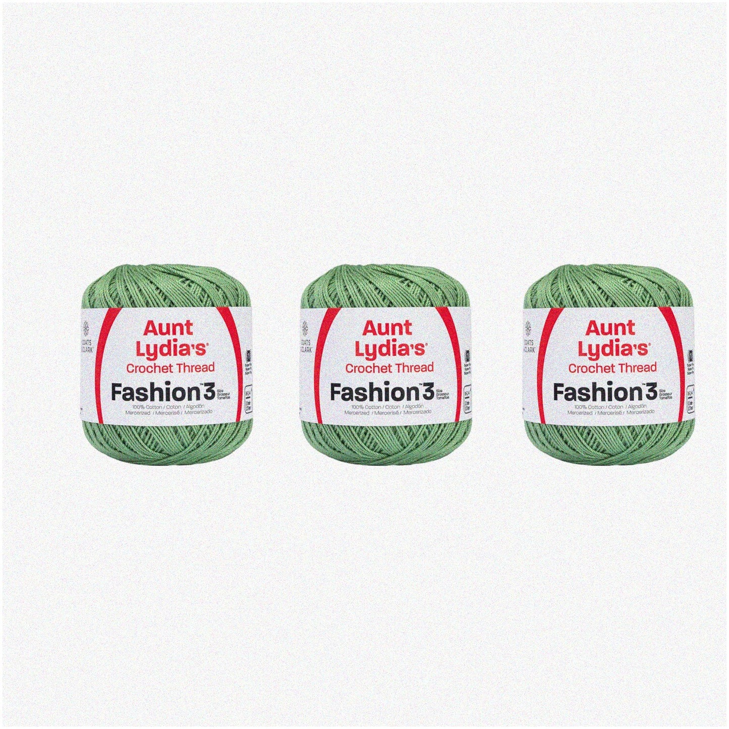 Fashion Yarn 3-Pack, Mercerized Cotton, 150yds Solid, 100yds Gradient