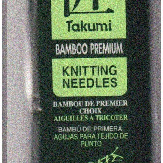 Bamboo Double Point Needles Size 10/6mm 5 Pack