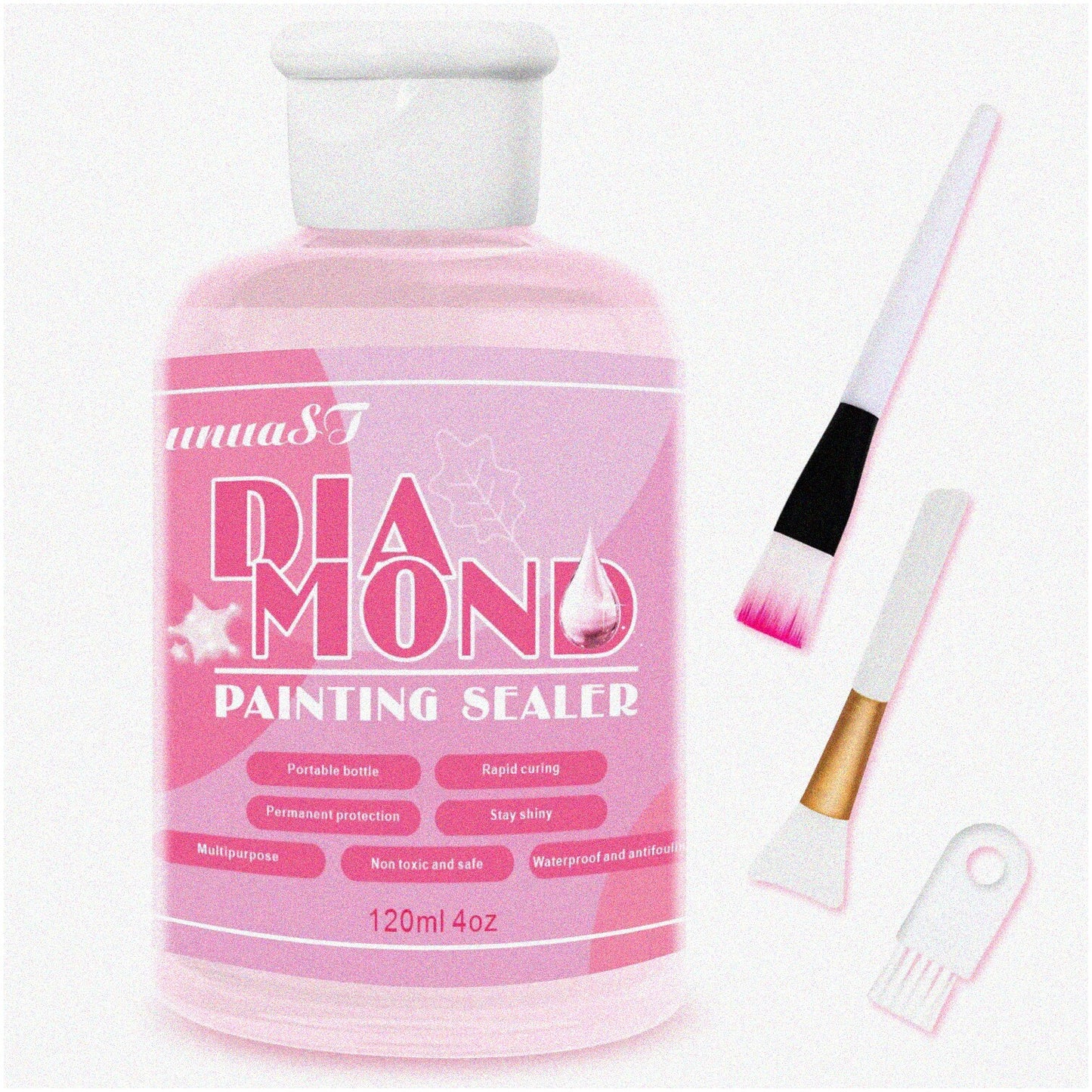 Diamond Painting Sealer Kit 4oz for Protecting Artwork