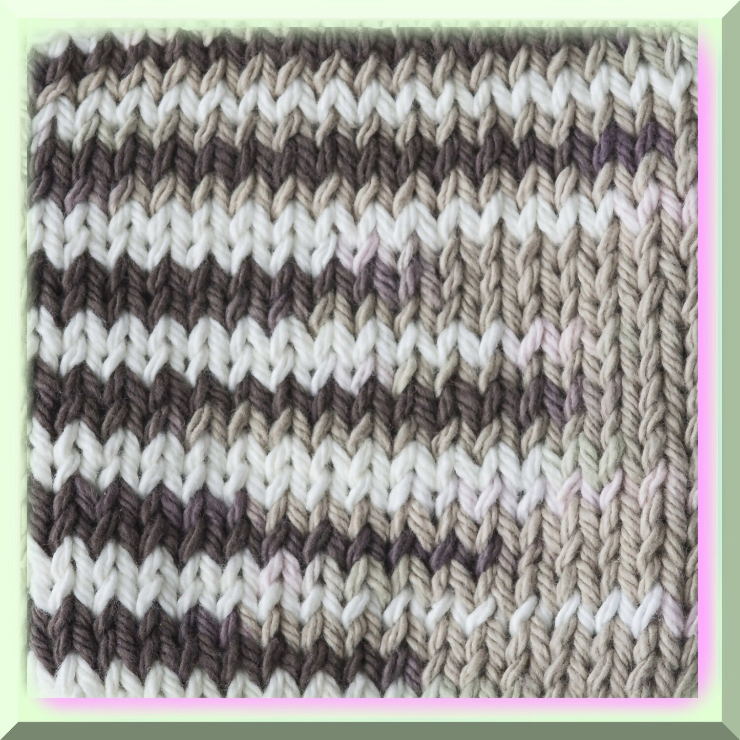 Cotton Ombre Yarn Brown Bliss 2oz Gauge 4