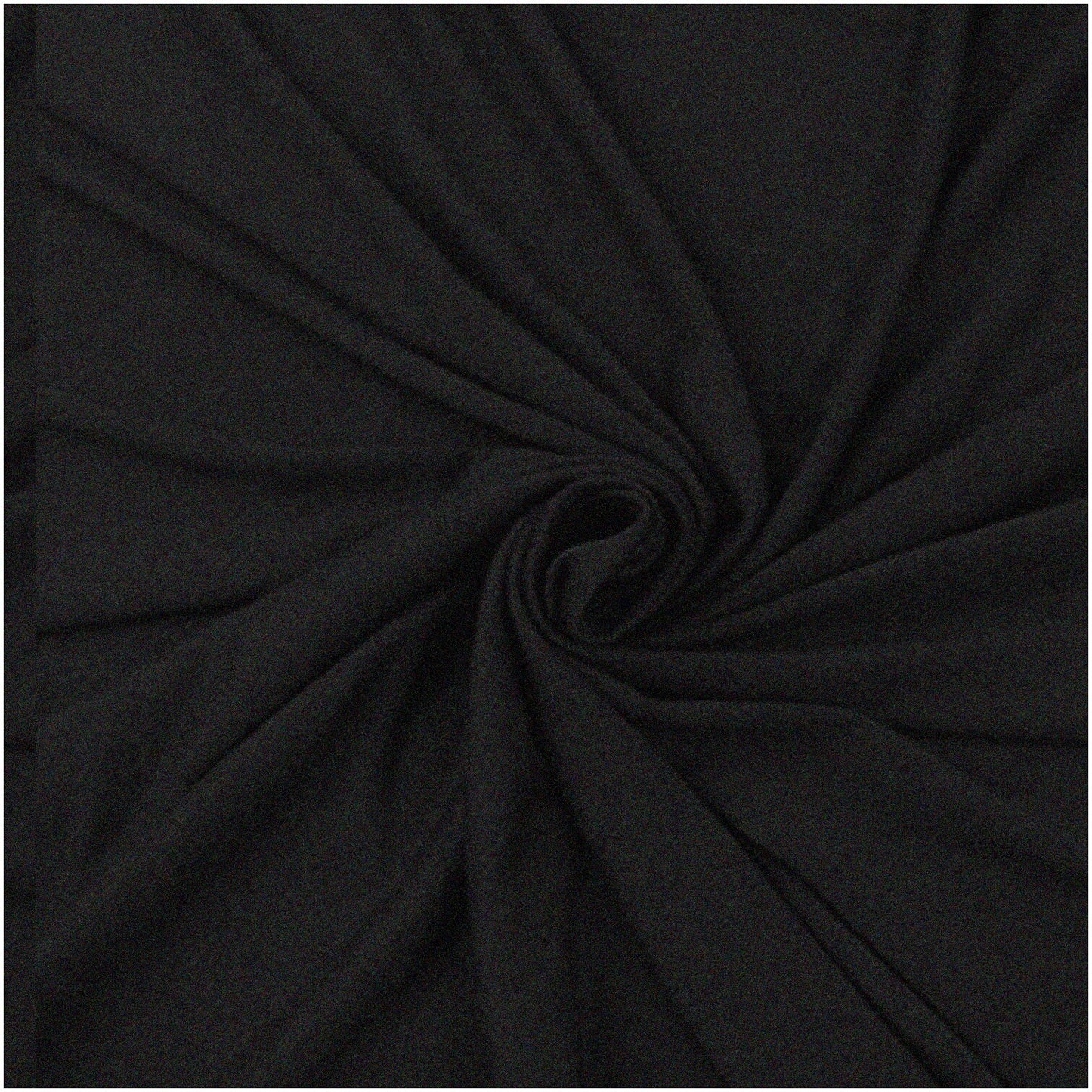 Cotton Spandex Knit Fabric 12OZ 58/60" Black 5 Yards