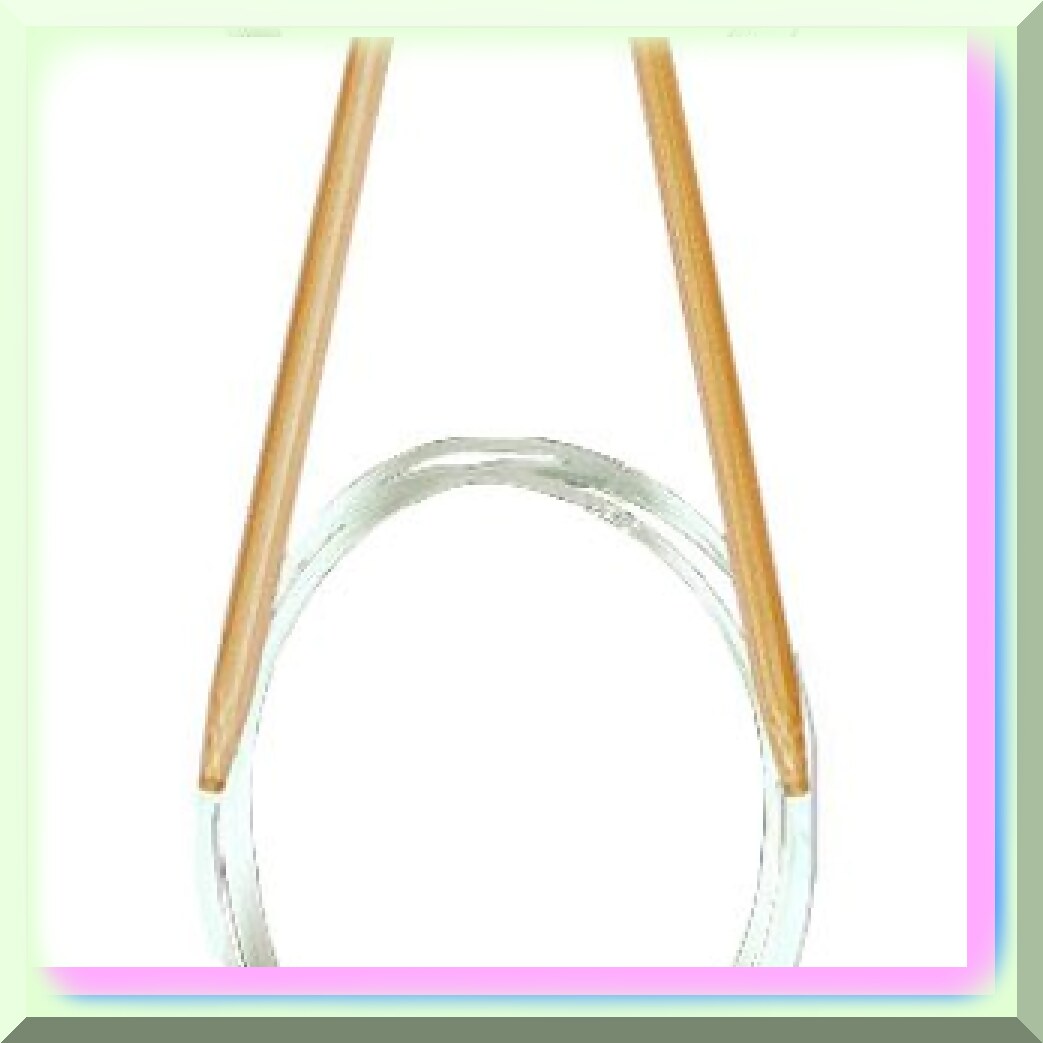 Bamboo Circular Knitting Needles 36-Inch Size 9
