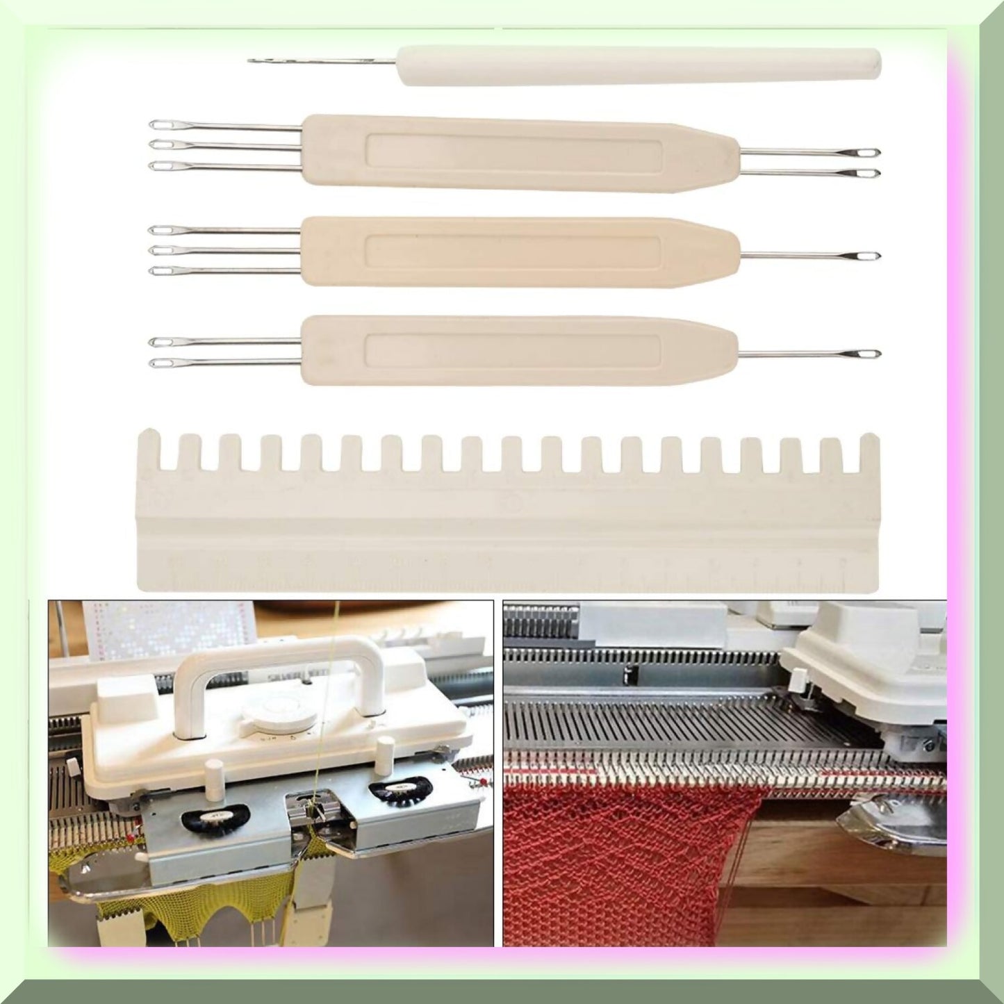 Crochet Needle Pusher Kit for Knitting Machines KH581 KH811 KH821