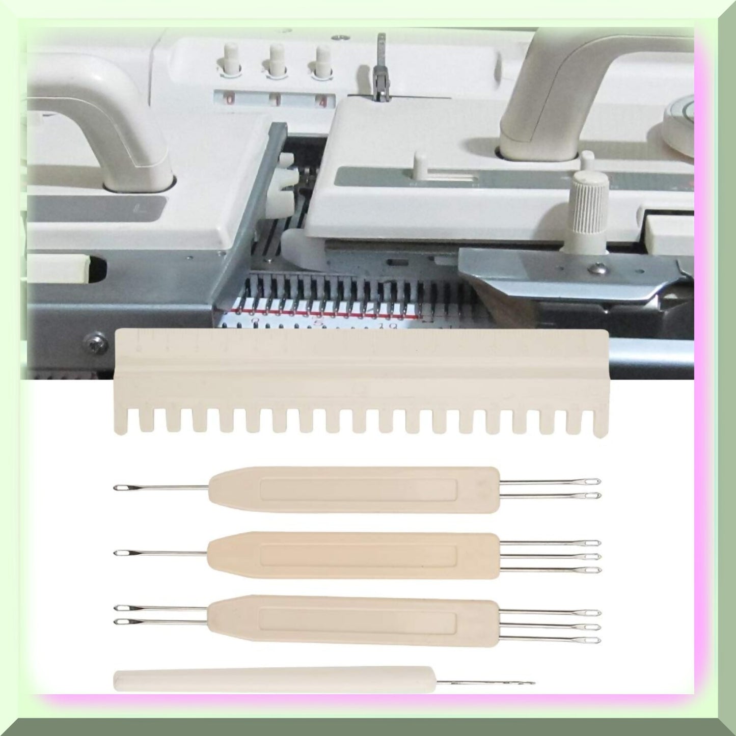Crochet Needle Pusher Kit for Knitting Machines KH581 KH811 KH821