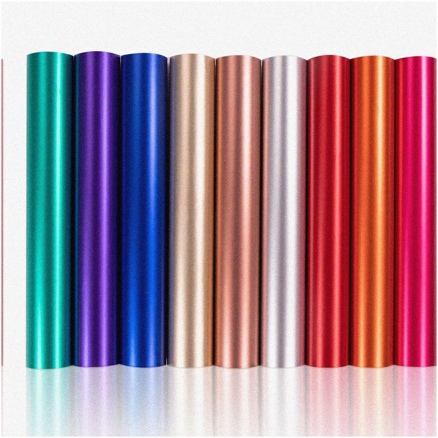 Matte Metallic Vinyl Sheets 12"x12", 9-Pack