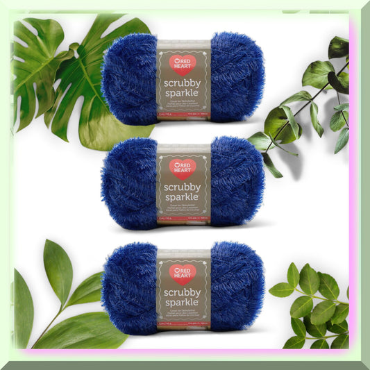 Blueberry Bliss Yarn Trio 85g Polyester Medium Worsted