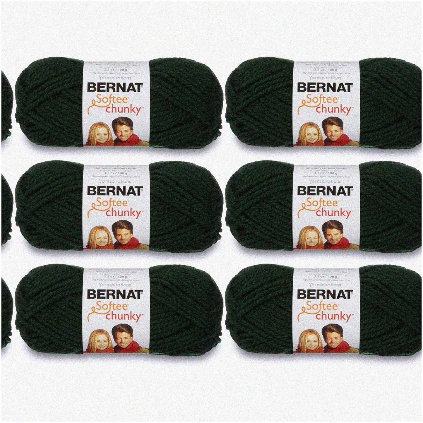 Sustainable Dark Green Chunky Yarn 100g