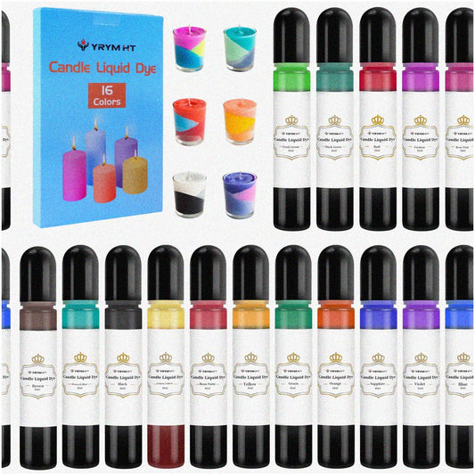 16 Shades of Nature Liquid Candle Dye Kit