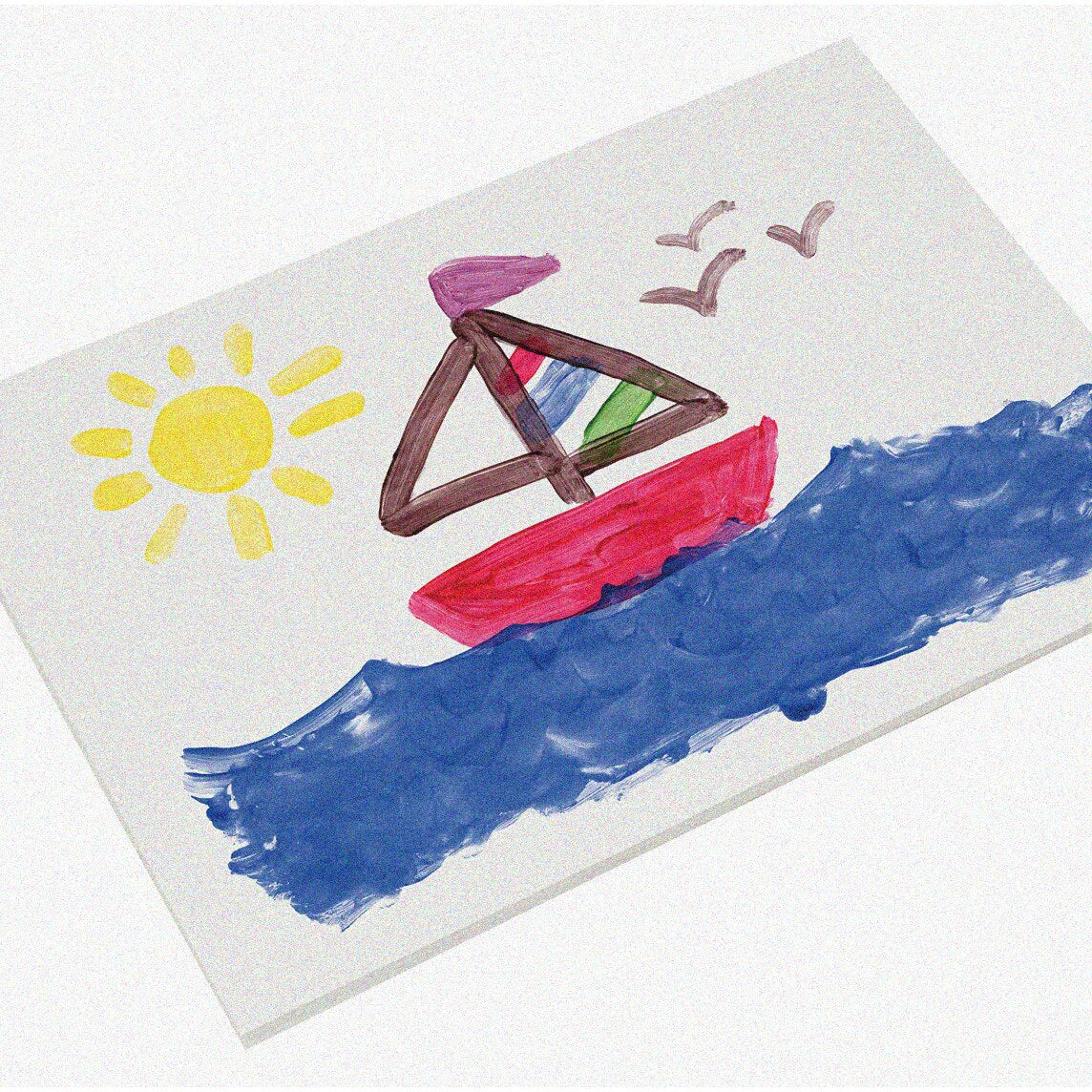 Creative Canvas Fingerpaint Paper - 100 Sheets, 11" x 16" White