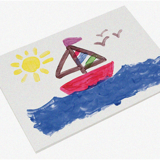 Creative Canvas Fingerpaint Paper - 100 Sheets, 11" x 16" White