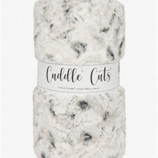 Snowy Owl Luxe Cuddle Plush Fabric 2 Yards Assorted Colors