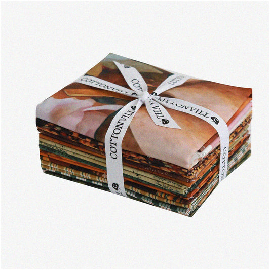 Pumpkin Patch Cotton Fabric Quarters Set 20 Pieces