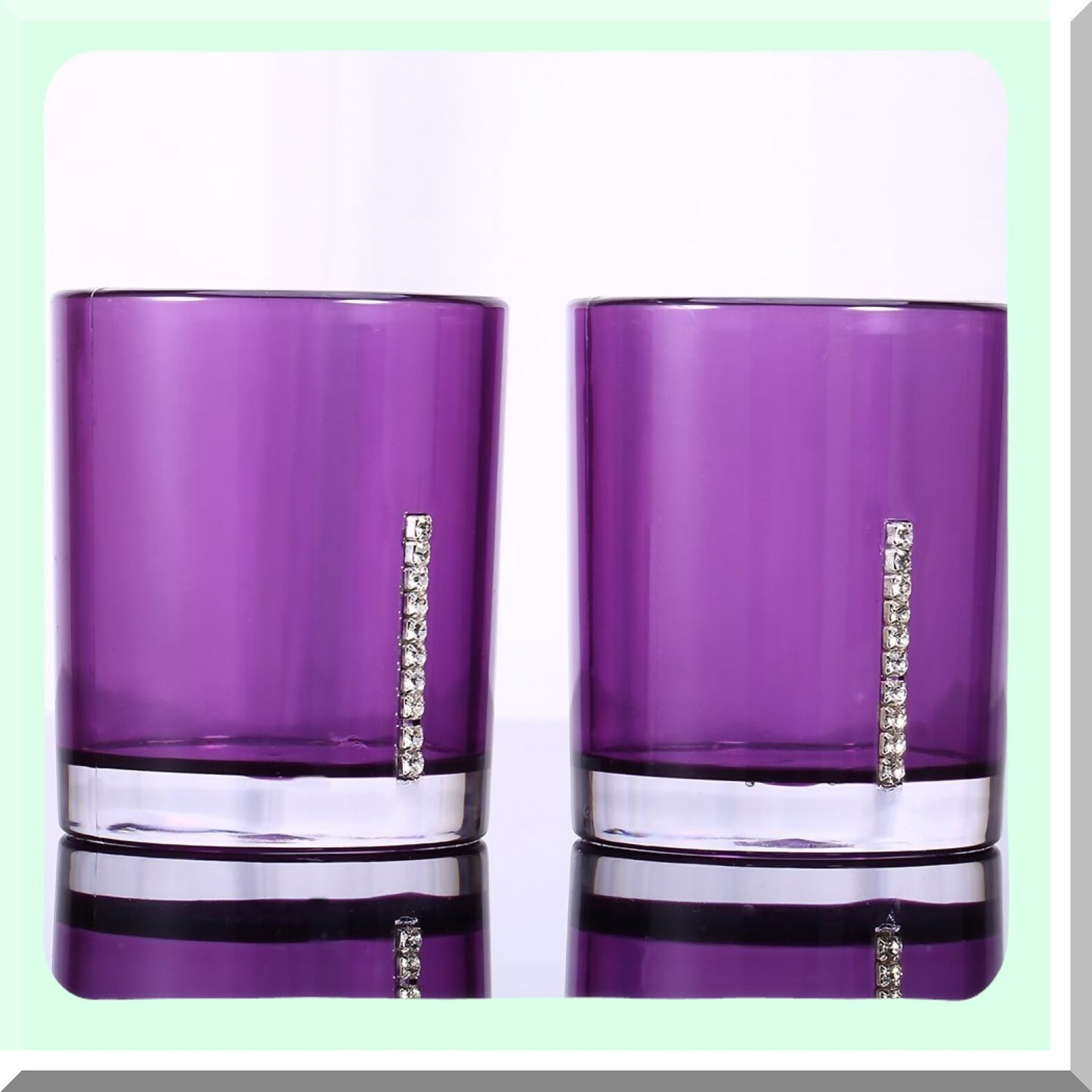 Bathroom Accessory Set, 5 PCs, Dark Purple