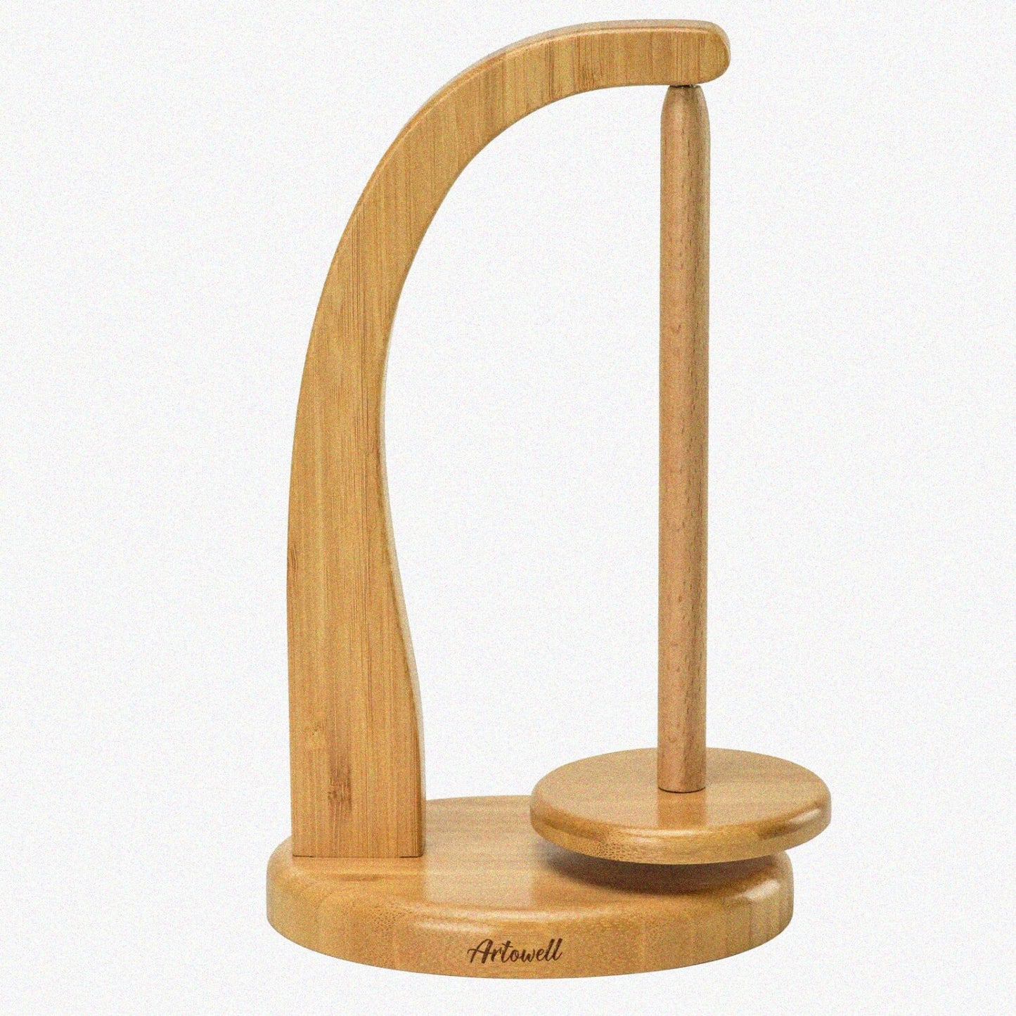 Wooden Yarn Holder for Knitting and Crocheting