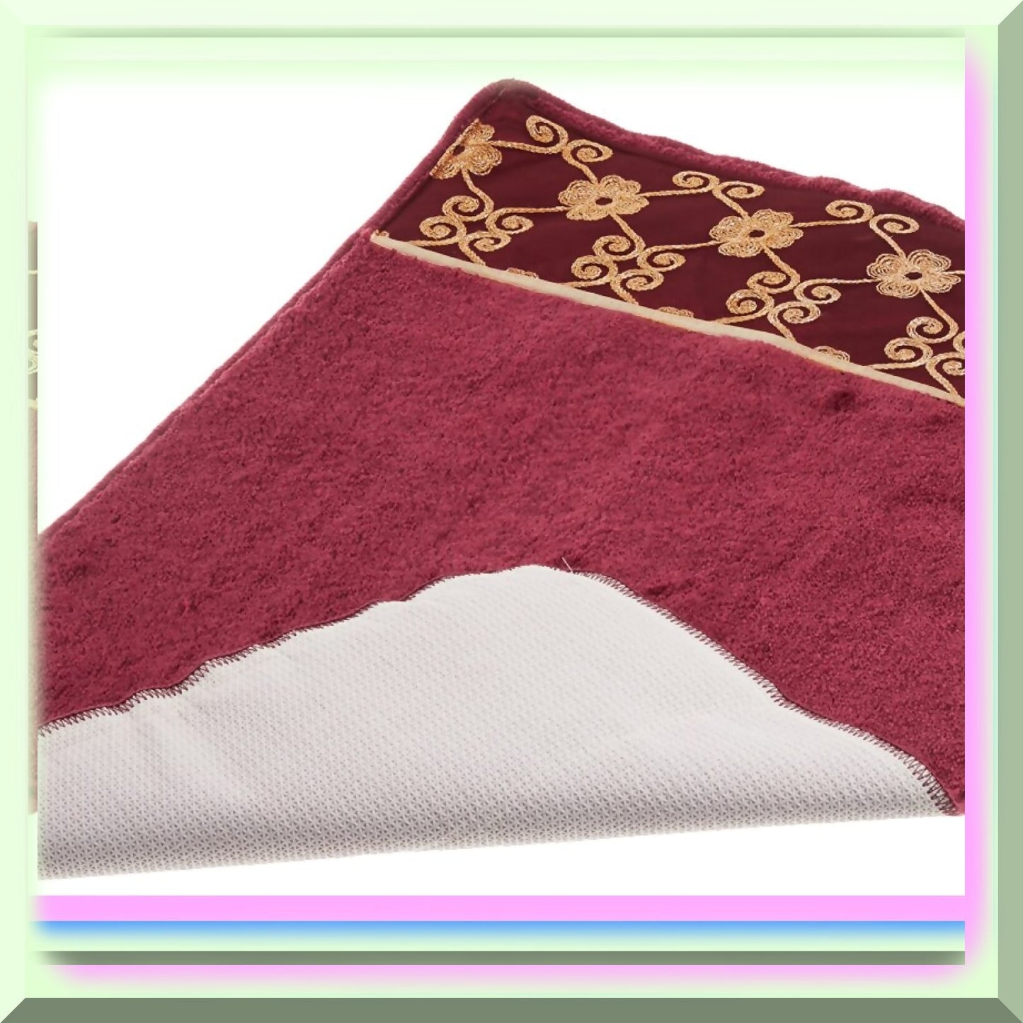 Rug Burgundy/Gold Vlegant Rosa Collection