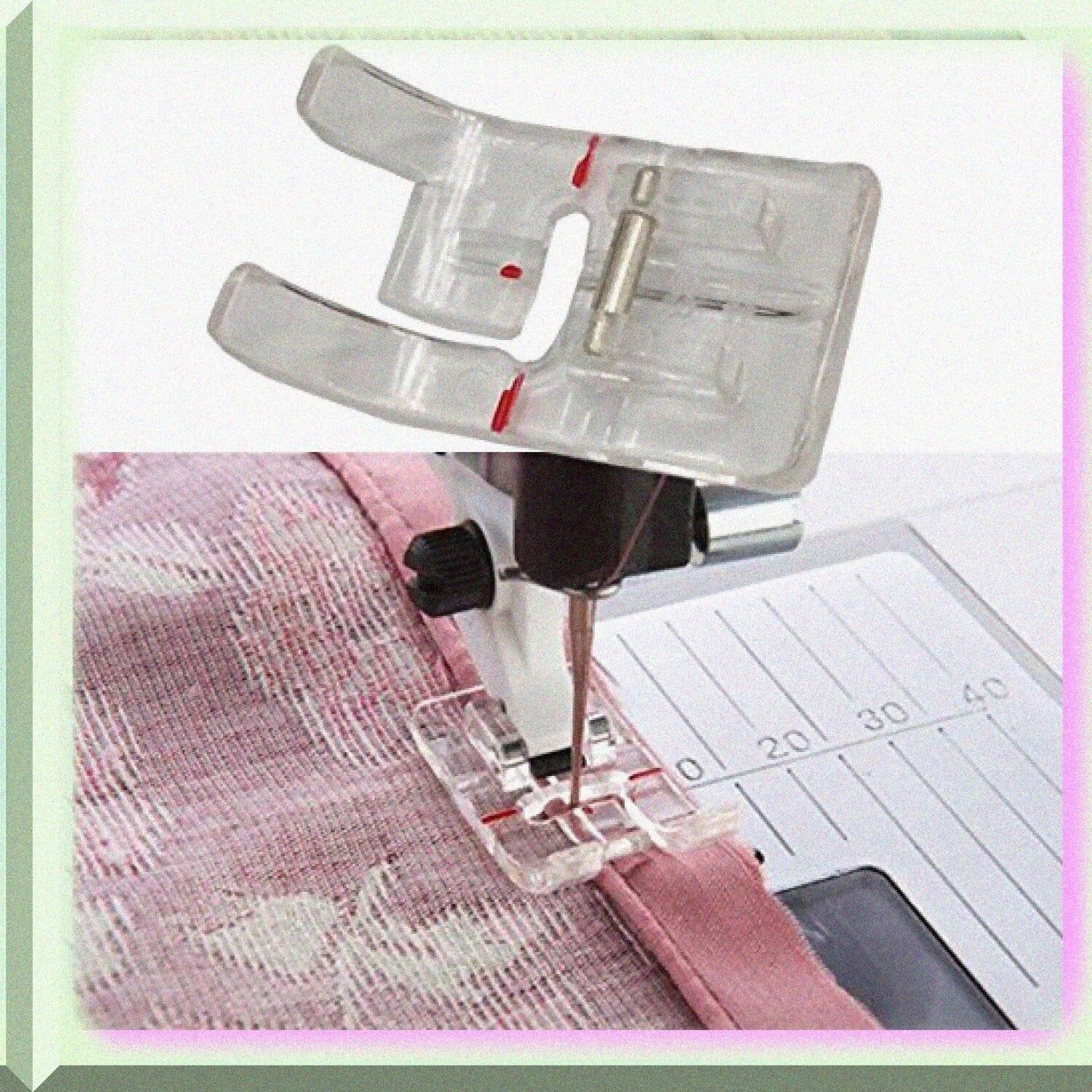 1.5mm Mini Piping Foot for Viking Husqvarna Machines