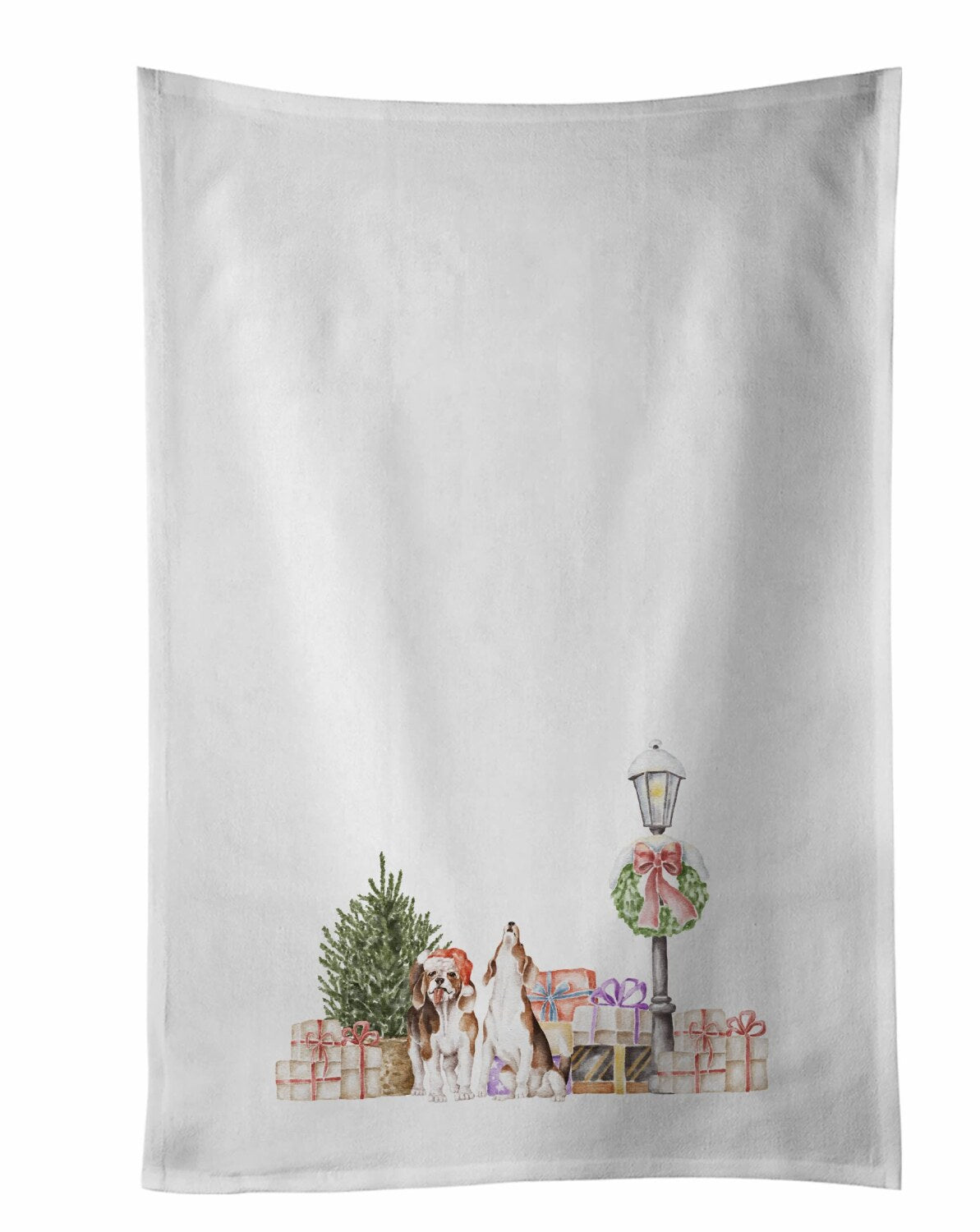 Beagle Tricolor Kitchen Towel Set of 2