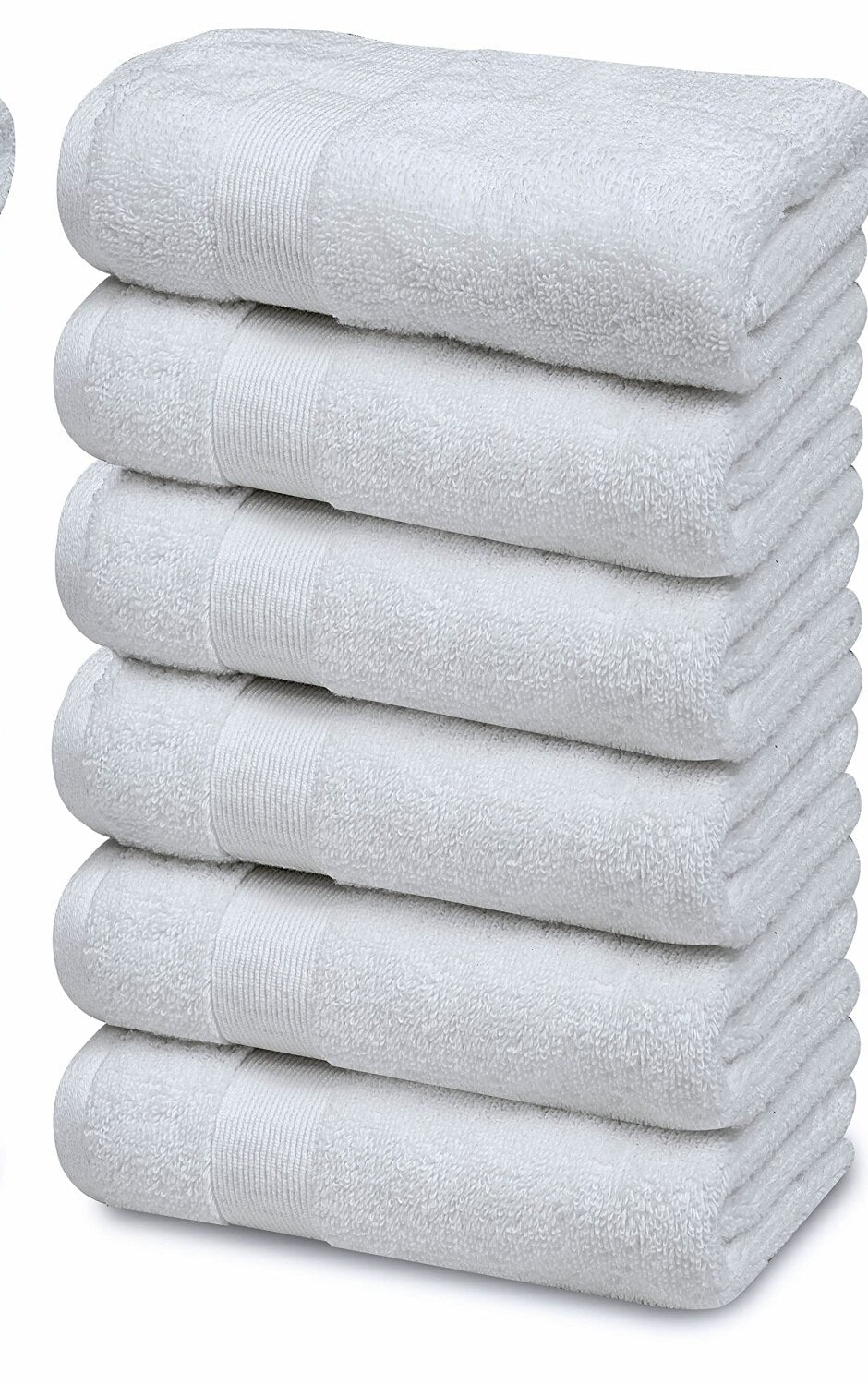 Resort Collection Soft Hand Towels 16x27 6 Pack
