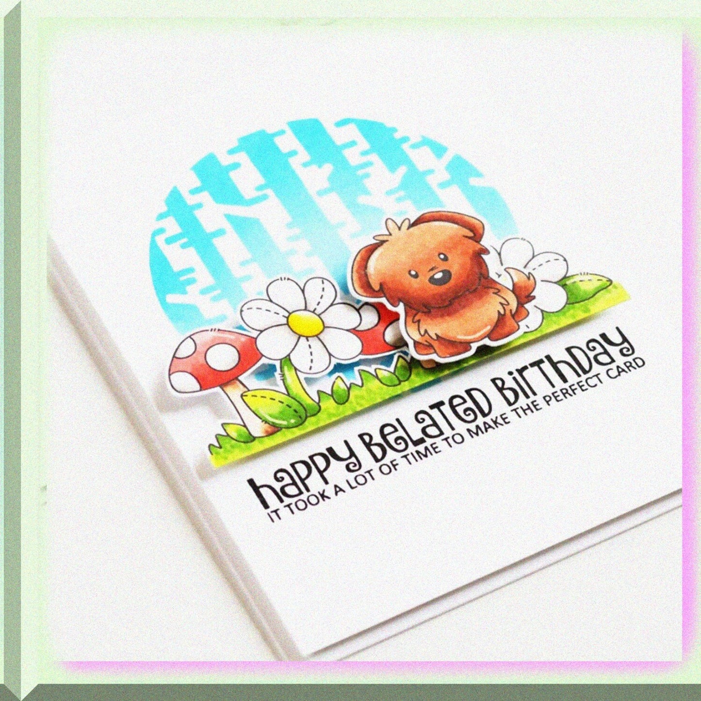 2 PCS Clear Rubber Stamps Set for Cardmaking and Scrapbooking