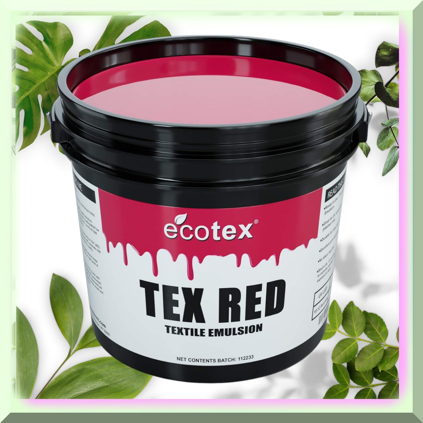 EcoPrint Pure Photopolymer Silk Screen Emulsion Quart