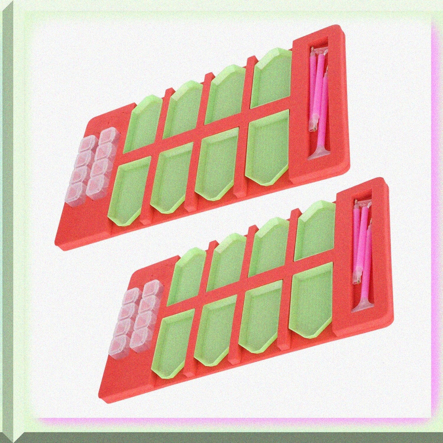Diamond Painting Tray Organizer with 8-Point Tray Capacity