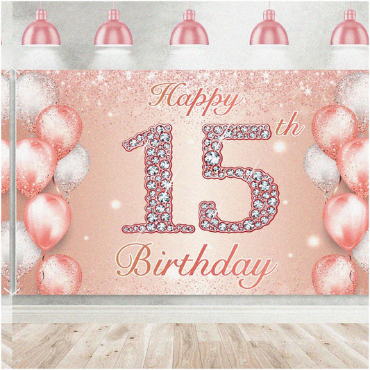 Boxing-Themed Party Backdrop Banner 70.87in x 47.24in