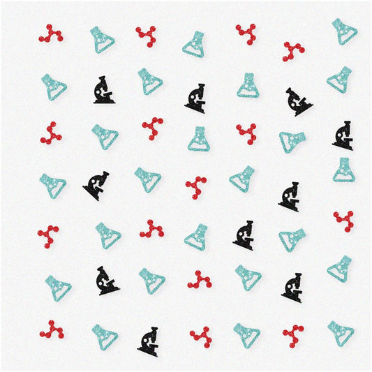 Chemistry Confetti Blast Glitter Paper Scatters 100 pcs