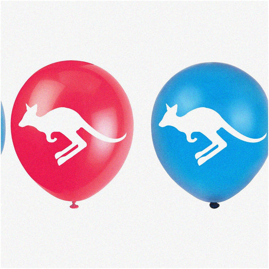 Aussie Bounce Latex Balloons 12inch 16pcs Black Green