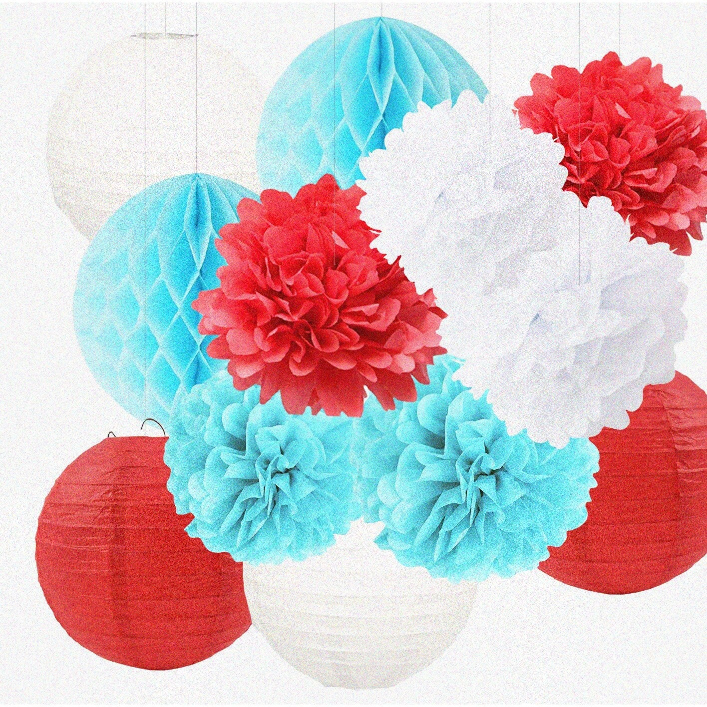 Seuss Celebration Kit: Cat in The Hat, Thing 1 & 2 Decor