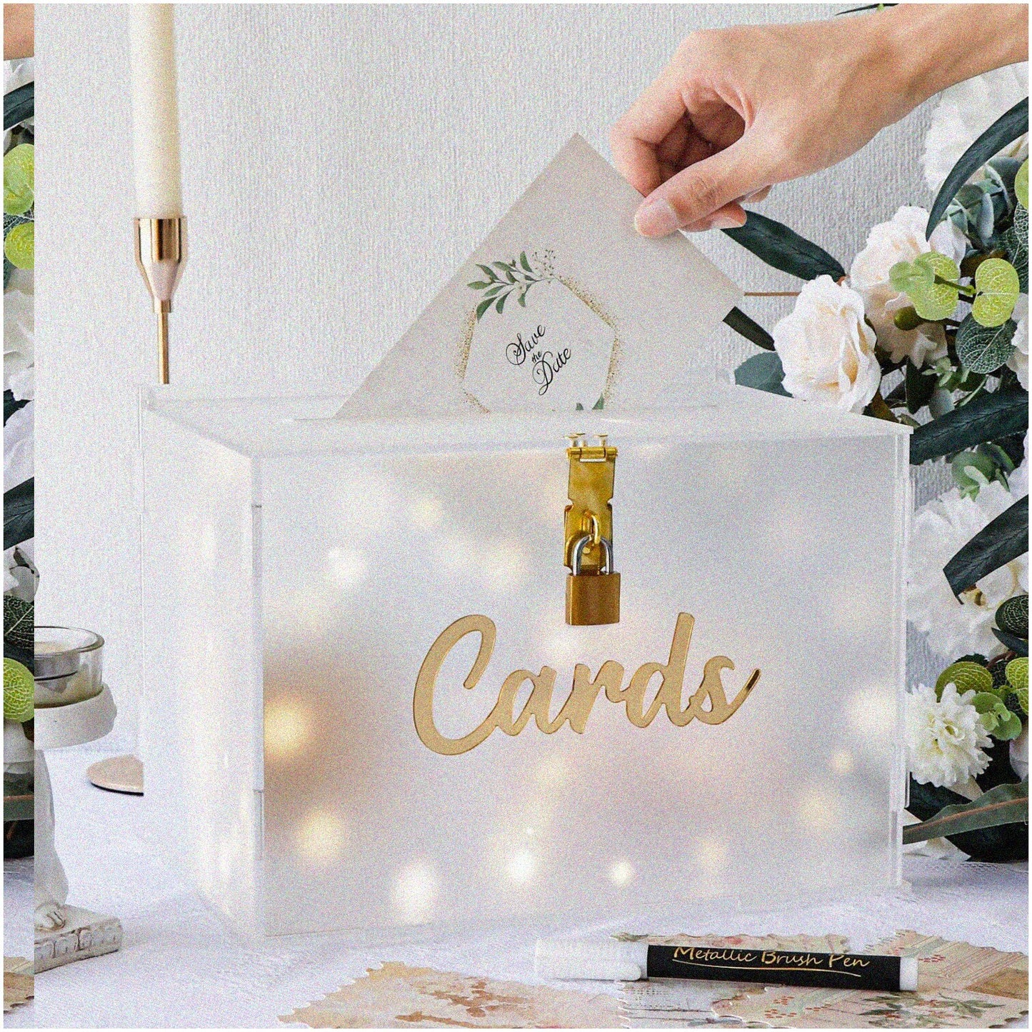 10 Pack 18 Inch White Heart Balloons