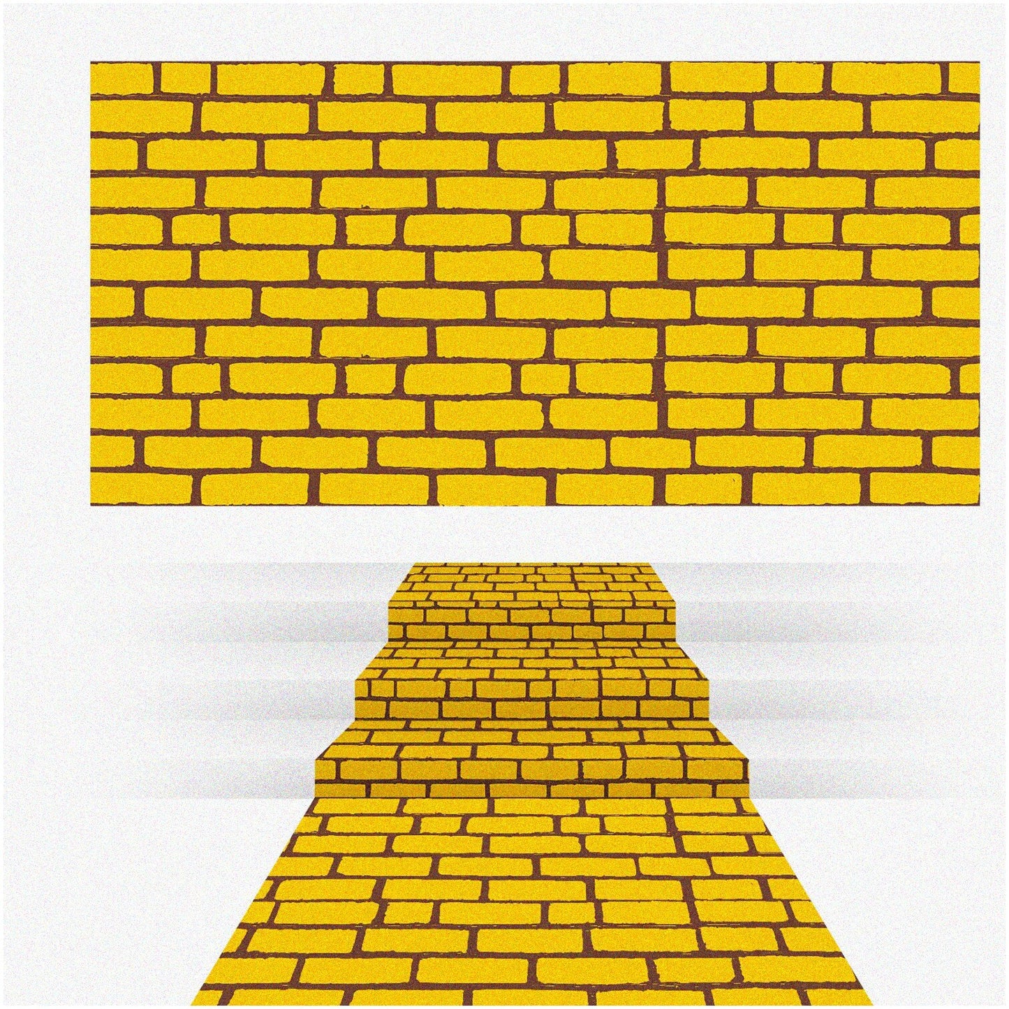 Winter Wonderland Brick Wall Backdrop 4.5x9ft 2 Sheets