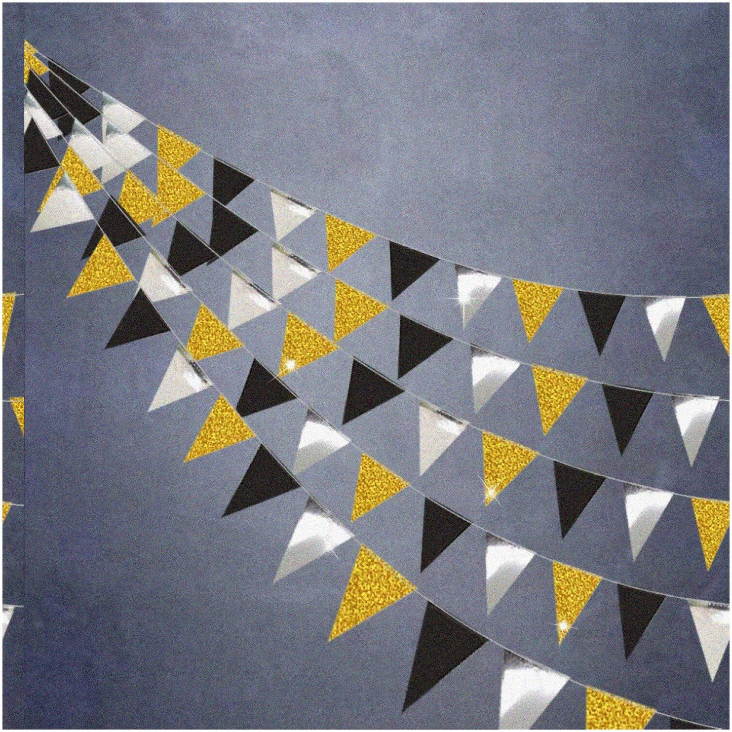 Shimmering Celebration Triangle Banner Set