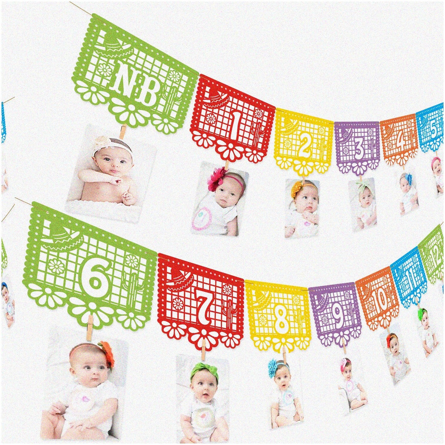 Milestone Photo Banner for Baby 1st Year