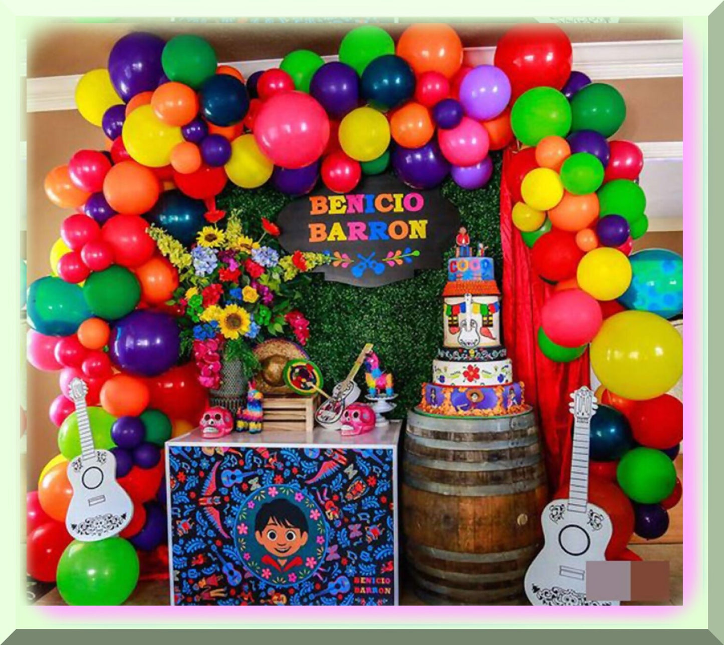 100-Pack Latex Balloons Assorted Colors 10 Inches