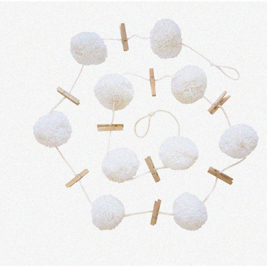 Baby Blossom Garland, 6ft, Multicolor