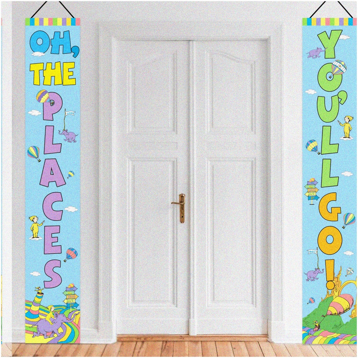 16Pcs Blue Silver 16th Birthday Hanging Swirl Decorations