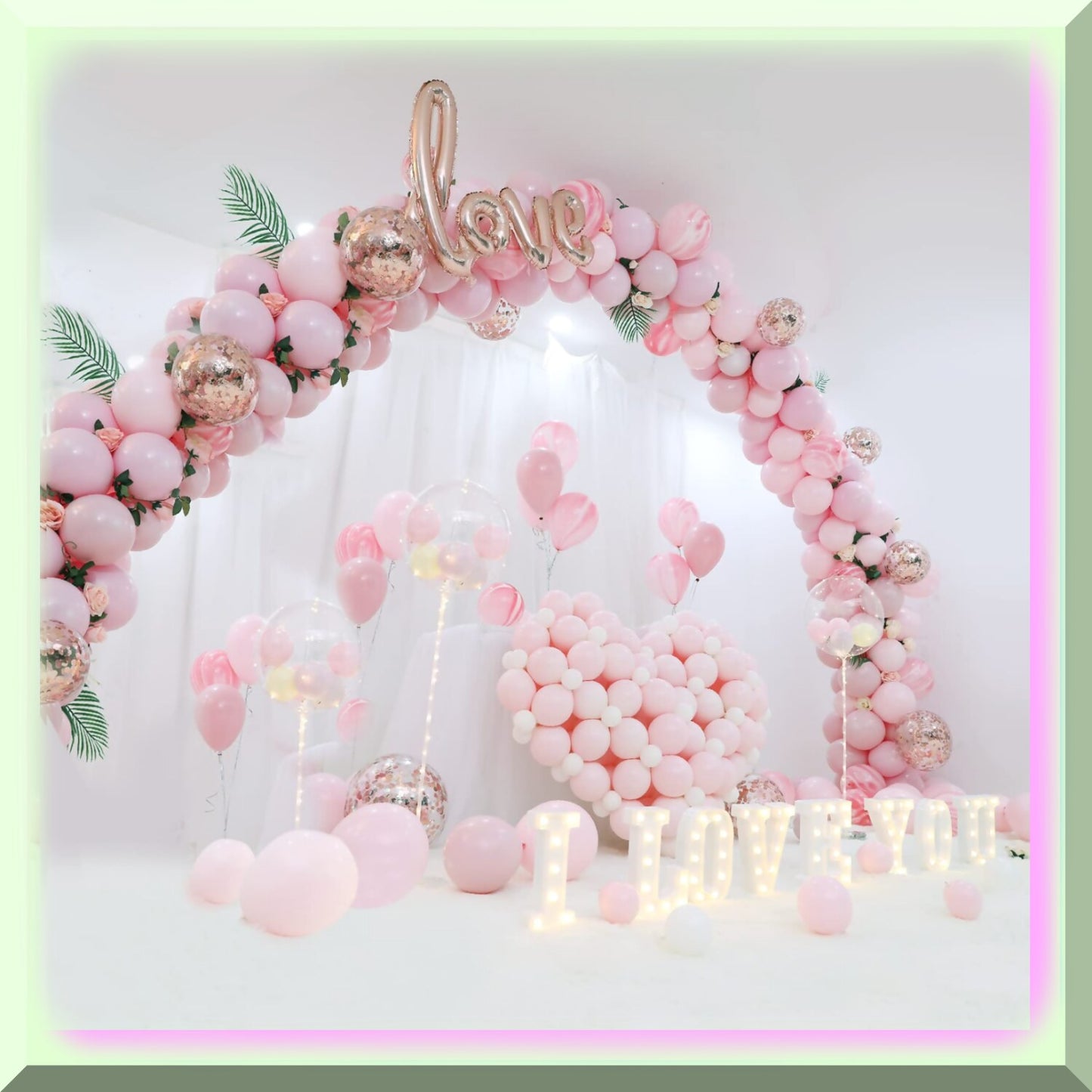 12" Light Pink Latex Balloons - 50PCS