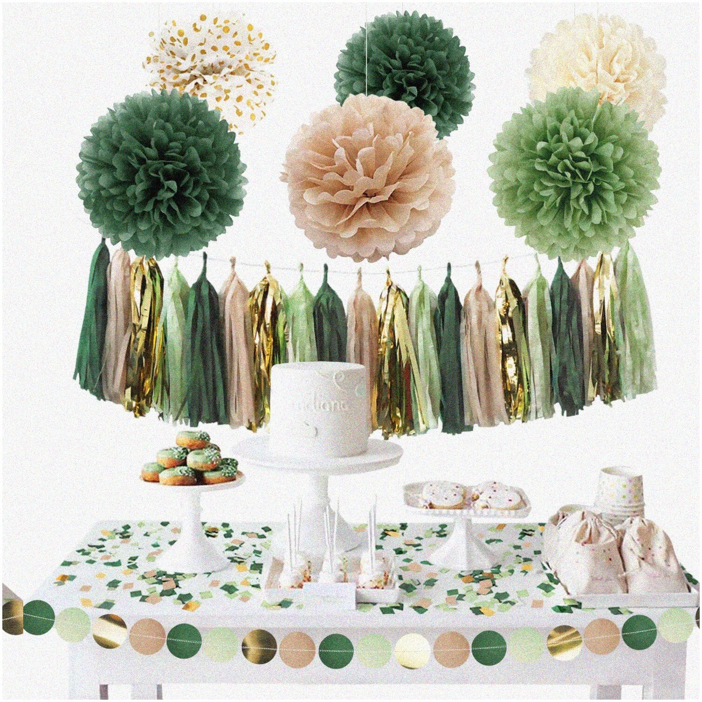Party Perfect Streamer Set 656ft x 1.8in 8 Rolls + 8 Balloons