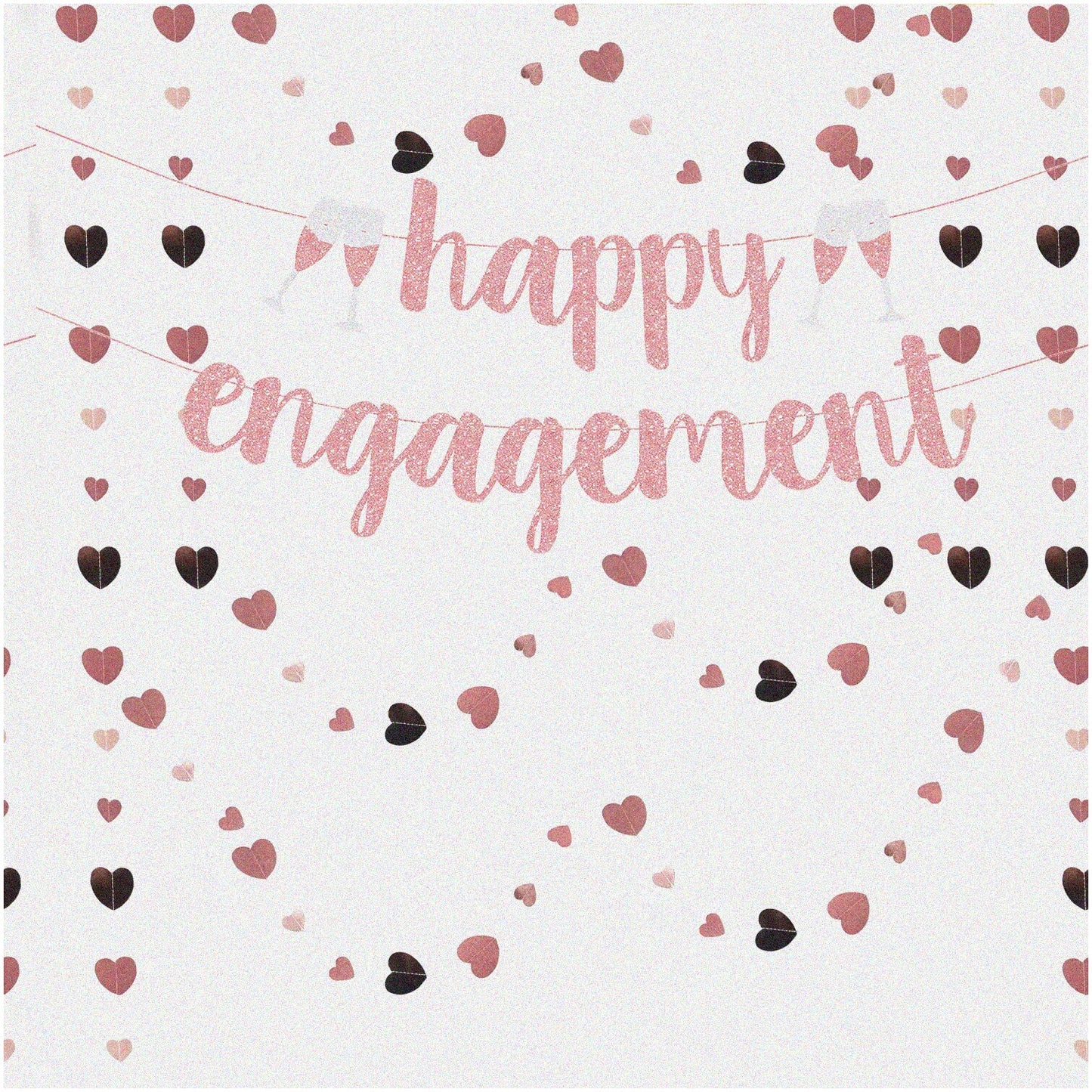 Engagement Party Decorations Kit with Banner and Sign